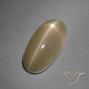 Star Moonstone Gemstone in 16.6 x 8.4 mm Size for Sale, Star Moonstone Stone in Medium-Dark Orange Color
