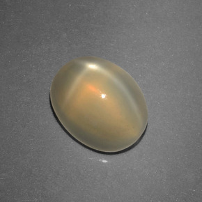 Star Moonstone Gemstone in 9 x 7 mm (calibrated) Size for Sale, Star Moonstone Stone in Cream Color