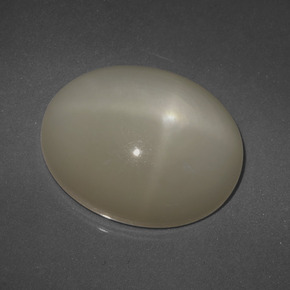 Star Moonstone Gemstone in 18.6 x 14.9 mm Size for Sale, Star Moonstone Stone in Light Yellow Color