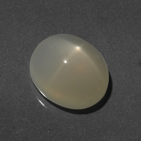 hellgelb Sternmondstein Edelstein - 8.4ct Oval Cabochon (ID: 418086)