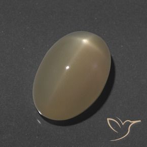 Star Moonstone Gemstone in 15.6 x 10.4 mm Size for Sale, Star Moonstone Stone in Medium-Dark Orange Color