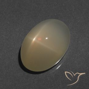 8.92 ct Golden Star Moonstone Stone, Natural Star Moonstone in Oval Cabochon Shape for Sale