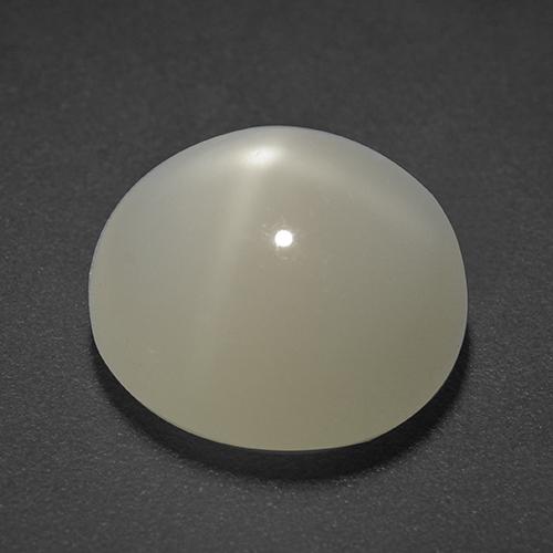 Star Moonstone Gemstone in 11.4 mm Size for Sale, Star Moonstone Stone in Warm White Color