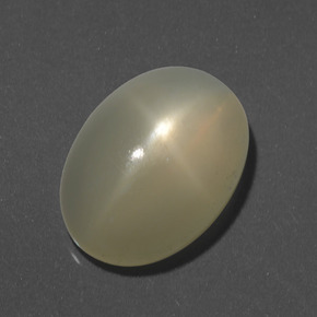 Star Moonstone Gemstone in 15.2 x 11 mm Size for Sale, Star Moonstone Stone in Light Yellow Color