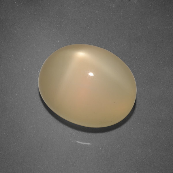 Золотой Звездчатый Лунный Камень Камень - 6.7ct Овал Кабошон (ID: 418245)