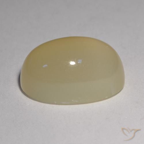 Star Moonstone Gemstone in 12.6 x 8.5 mm Size for Sale, Star Moonstone Stone in Pale Brown Color
