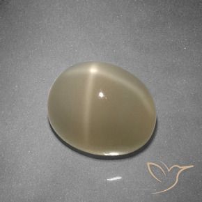 5.32 ct Orange Star Moonstone Stone, Natural Star Moonstone in Oval Cabochon Shape for Sale
