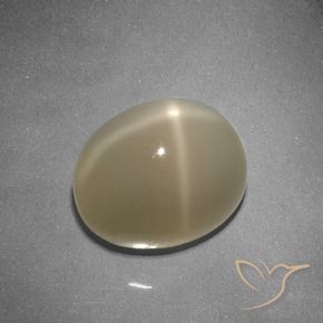 Star Moonstone Gemstone in 11 x 9 mm (calibrated) Size for Sale, Star Moonstone Stone in Medium-Dark Orange Color