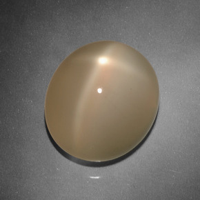 14.47 ct Orange Star Moonstone Stone, Natural Star Moonstone in Oval Cabochon Shape for Sale