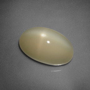 5.25 ct Golden Star Moonstone Stone, Natural Star Moonstone in Oval Cabochon Shape for Sale