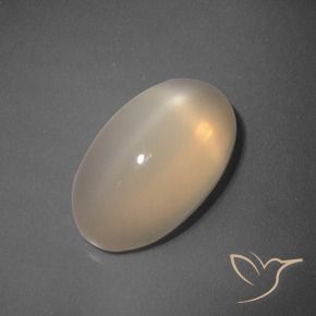 Star Moonstone Gemstone in 13.4 x 8.1 mm Size for Sale, Star Moonstone Stone in Medium-Light Orange Color