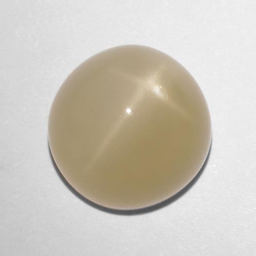Star Moonstone Gemstone in 10 mm (calibrated) Size for Sale, Star Moonstone Stone in Very Light Brown Color