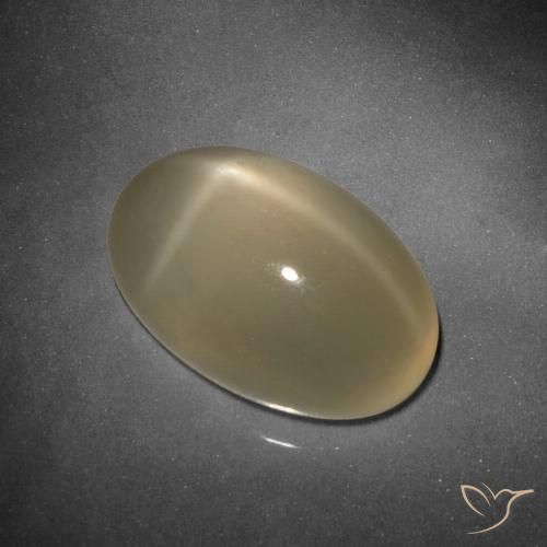 9.25 ct Oval Star Moonstone, 16.4 x 10.7 mm From India, Photo A