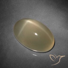 Star Moonstone Gemstone in 16.4 x 10.7 mm Size for Sale, Star Moonstone Stone in Light Tortilla Brown Color