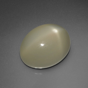 Star Moonstone Gemstone in 13.4 x 10.6 mm Size for Sale, Star Moonstone Stone in Light Yellow Color