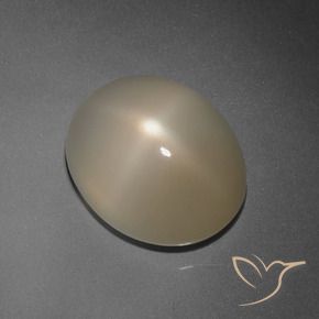 7.89 ct Brown Star Moonstone Stone, Natural Star Moonstone in Oval Cabochon Shape for Sale