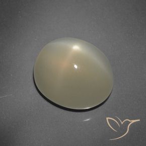 7.24 ct Brown Star Moonstone Stone, Natural Star Moonstone in Oval Cabochon Shape for Sale