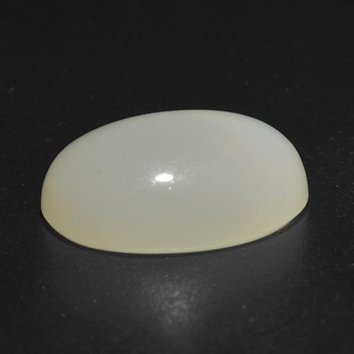Star Moonstone Gemstone in 14 x 9.6 mm Size for Sale, Star Moonstone Stone in Warm White Color