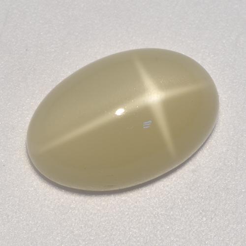 5.20 ct Brown Star Moonstone Stone, Natural Star Moonstone in Oval Cabochon Shape for Sale