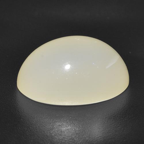 Star Moonstone Gemstone in 12.9 x 8.9 mm Size for Sale, Star Moonstone Stone in Pearl White Color