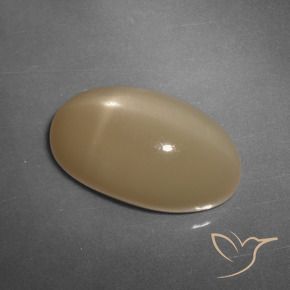 11.04 ct Orange Star Moonstone Stone, Natural Star Moonstone in Oval Cabochon Shape for Sale