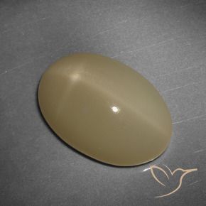 12.43 ct Orange Star Moonstone Stone, Natural Star Moonstone in Oval Cabochon Shape for Sale