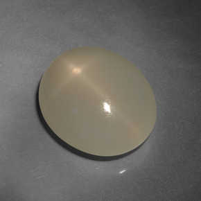 12.80 ct Brown Star Moonstone Stone, Natural Star Moonstone in Oval Cabochon Shape for Sale