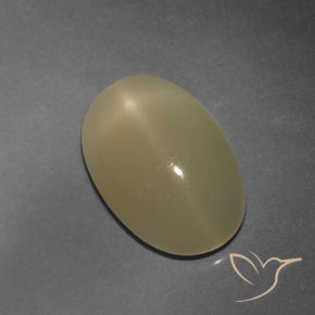 4.86 ct Brown Star Moonstone Stone, Natural Star Moonstone in Oval Cabochon Shape for Sale