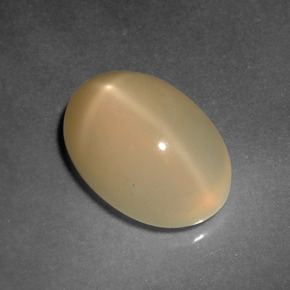 4.92 ct Golden Star Moonstone Stone, Natural Star Moonstone in Oval Cabochon Shape for Sale
