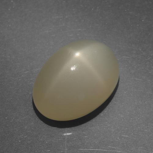 Marrón claro Piedra de Luna Estrella Gema - 7.2ct Cabujón Óvalo (ID: 418650)