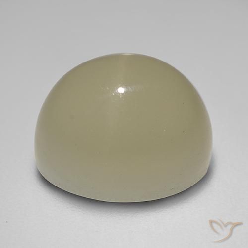 Star Moonstone Gemstone in 11.9 x 9.4 mm Size for Sale, Star Moonstone Stone in Light Coffee Brown Color