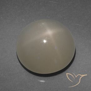 Star Moonstone Gemstone in 13 mm (calibrated) Size for Sale, Star Moonstone Stone in Pale Brown Color