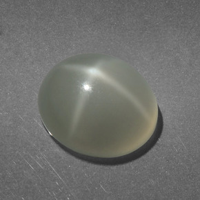 Star Moonstone Gemstone in 12.7 x 10.9 mm Size for Sale, Star Moonstone Stone in Warm White Color