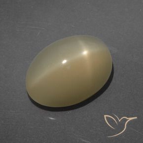 Star Moonstone Gemstone in 14 x 10 mm (calibrated) Size for Sale, Star Moonstone Stone in Light Brown Color