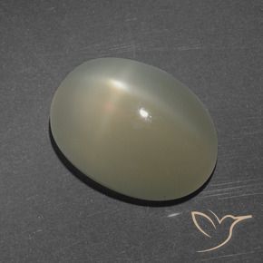 7.16 ct Brown Star Moonstone Stone, Natural Star Moonstone in Oval Cabochon Shape for Sale