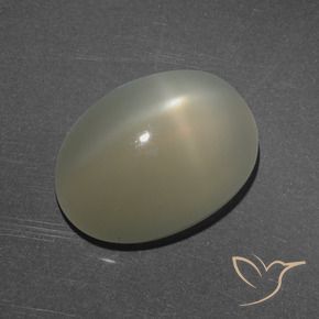 Star Moonstone Gemstone in 14 x 10 mm (calibrated) Size for Sale, Star Moonstone Stone in Medium-Light Brown Color