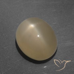 7.35 ct Orange Star Moonstone Stone, Natural Star Moonstone in Oval Cabochon Shape for Sale