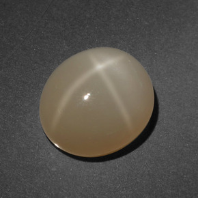 Star Moonstone Gemstone in 11 x 9.7 mm Size for Sale, Star Moonstone Stone in Medium-Dark Orange Color