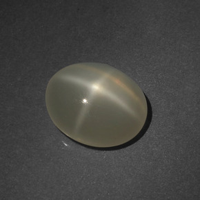 Star Moonstone Gemstone in 11 x 9 mm (calibrated) Size for Sale, Star Moonstone Stone in Cream Color