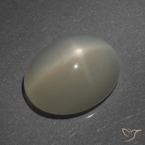 7.62ct Natural Light Coffee Brown Star Moonstone, Oval, Translucent