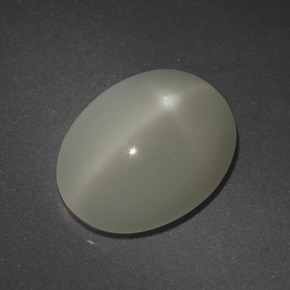 Star Moonstone Gemstone in 14.9 x 11.1 mm Size for Sale, Star Moonstone Stone in Warm White Color