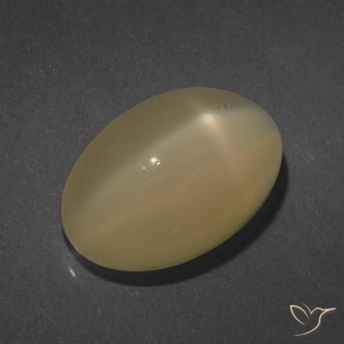7.25ct Natural Brownish Orange Star Moonstone, Oval, Translucent