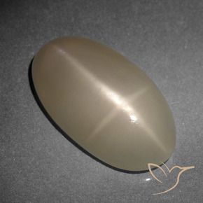 Star Moonstone Gemstone in 18.8 x 10.6 mm Size for Sale, Star Moonstone Stone in Medium-Dark Orange Color