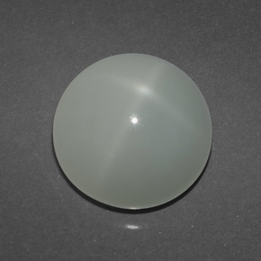 Star Moonstone Gemstone in 11.5 mm Size for Sale, Star Moonstone Stone in Cream Color