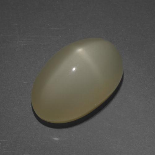 Medium-Light Brown Star Moonstone Gem - 6.1ct Oval Cabochon (ID: 418940)