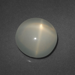 Star Moonstone Gemstone in 11 mm (calibrated) Size for Sale, Star Moonstone Stone in Cream Color