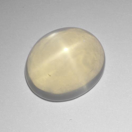 4.6ct Oval Cabochon Cream Star Moonstone for sale thumb image of 4.6ct Oval Cabochon Cream Star Moonstone (ID: 418969)
