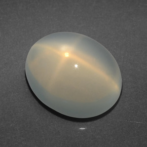 Star Moonstone Gemstone in 11 x 9 mm (calibrated) Size for Sale, Star Moonstone Stone in Cream Color