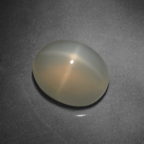 Star Moonstone Gemstone in 10 x 8 mm (calibrated) Size for Sale, Star Moonstone Stone in Cream Color