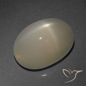 8.95 ct Brown Star Moonstone Stone, Natural Star Moonstone in Oval Cabochon Shape for Sale